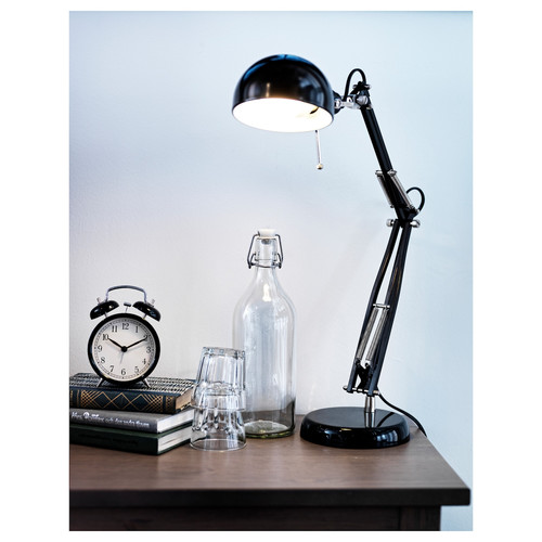 FORSÅ Work lamp, black