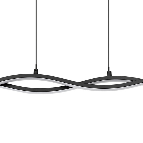 GoodHome LED Pendant Lamp Alani 1850 lm DIM, black