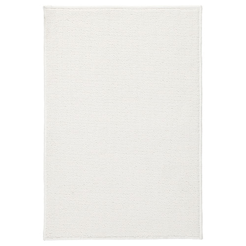 FINTSEN Bath mat, white, 40x60 cm