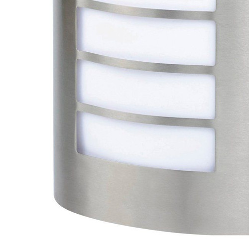 Outdoor Wall Lamp GoodHome Grandy 1 x 40 W E27, brushed steel