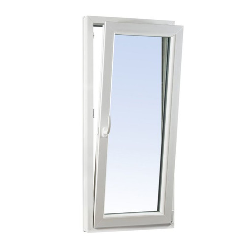 Tilt and Turn Window PVC Triple-Pane 865 x 2095 mm, right, white