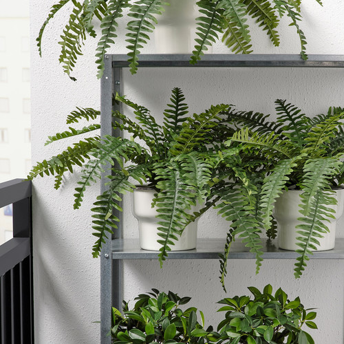 FEJKA Artificial potted plant, in/outdoor fern, 15 cm