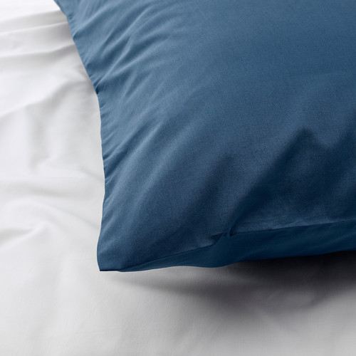 ULLVIDE Pillowcase, dark blue, 50x60 cm