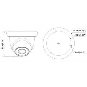 Dahua IP Camera 2 Mpx IPC-HDW1230S-0280B-S5