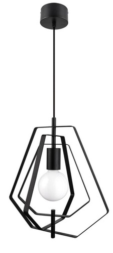 GoodHome Pendant Lamp Nedoki E27, black