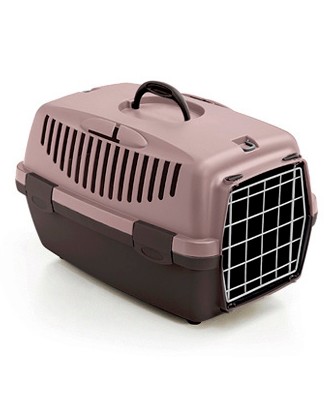 Stefanplast Pet Carrier Gulliver 1, with metal door, powder pink