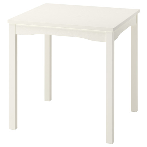 HAUGA Table, white, 74x74 cm