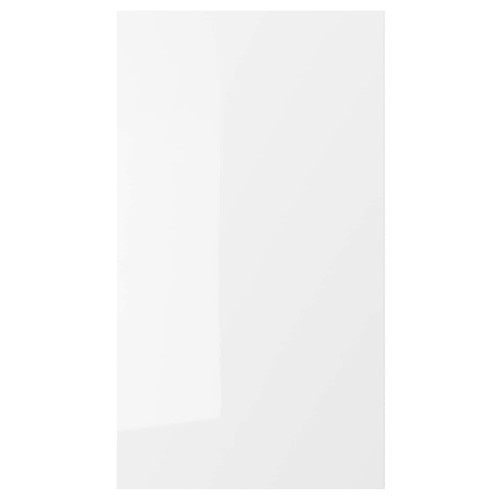 RINGHULT Front for dishwasher, high-gloss white, 45x80 cm