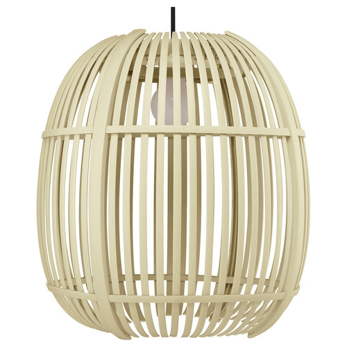 SOLVINDEN LED pendant lamp, outdoor/oval, 37 cm