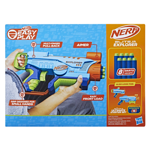 Nerf Elite Jr Explorer Easy-Play Toy Blaster 6+