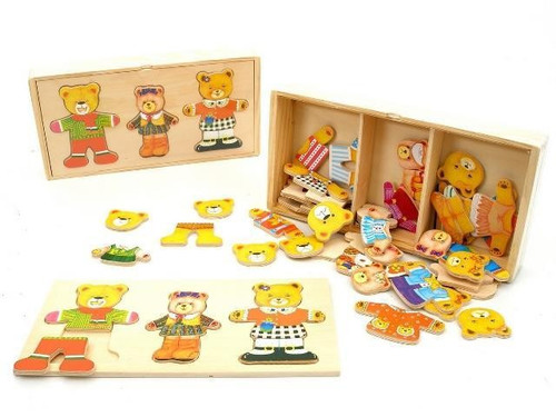 Wooden Puzzle Little Bears 10m+