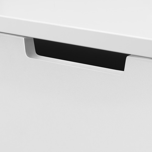 NORDLI Chest of 2 drawers, white, 40x99 cm