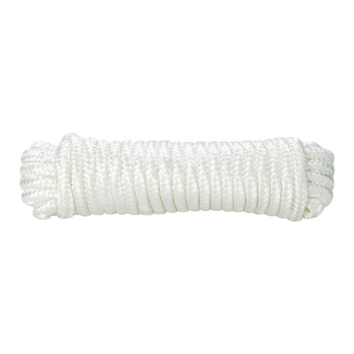 Diall Nylon Braided Rope 10mm x 10m, white
