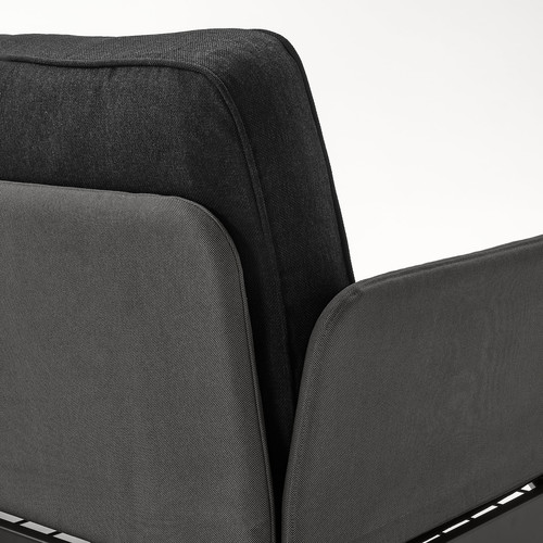 REVSKÄR 3-seat conversation set, outdoor anthracite/Järpön/Duvholmen anthracite