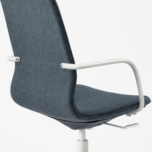 LÅNGFJÄLL Office chair with armrests