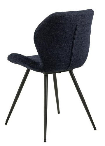 Upholstered Chair Petri, dark blue