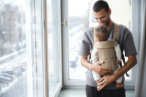 BABYBJÖRN Baby Carrier Mini, Beige Woven