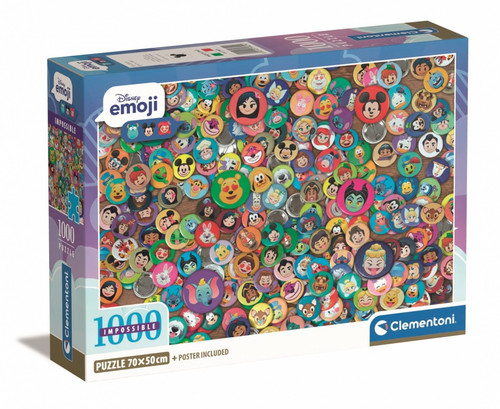 Clementoni Jigsaw Puzzle Compact Disney Emoji 1000pcs 10+