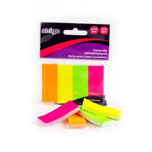 Self-Stick Notes 52x2cm 200pcs Neon