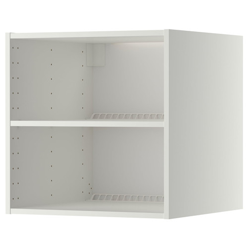 METOD Fridge/freezer top cabinet frame, white, 60x60x60 cm