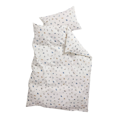 LEANDER Junior bedding, 100x135 cm, forest, dusty blue