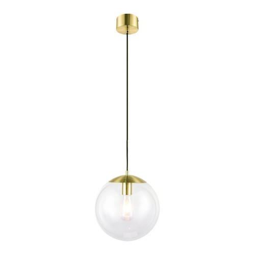 GoodHome Pendant Lamp Dacite E27, brass
