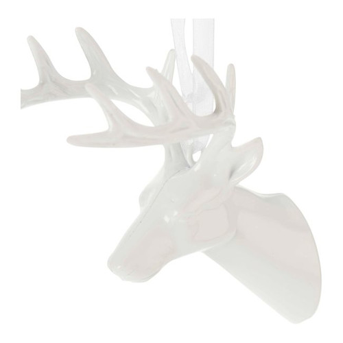 Christmas Hanging Decoration Reindeer Head, white