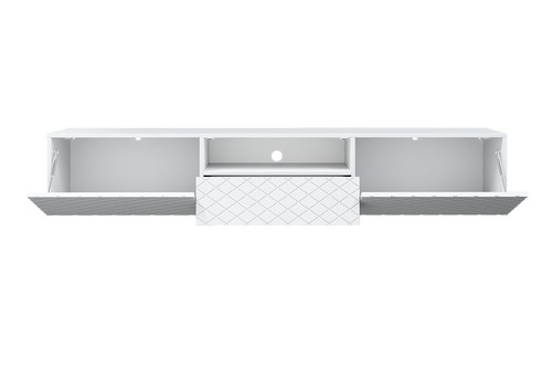 Wall-Mounted TV Cabinet Scalia, matt white