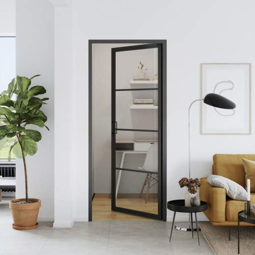 GoodHome Loft Internal Door 80, right, black