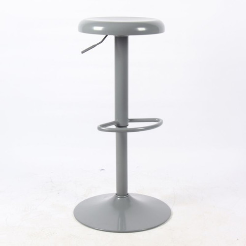 Bar Stool Gumbo, metal, grey