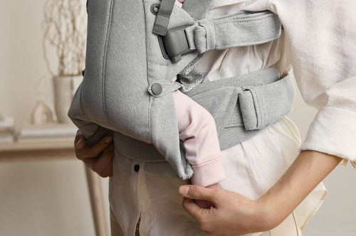 BABYBJORN Baby Carrier Harmony, Woven, Light grey mélange