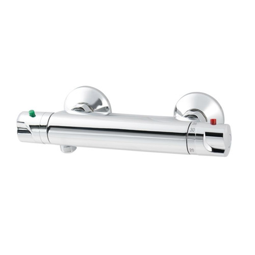 GoodHome Shower Mixer Tap Thermostatic, chrome