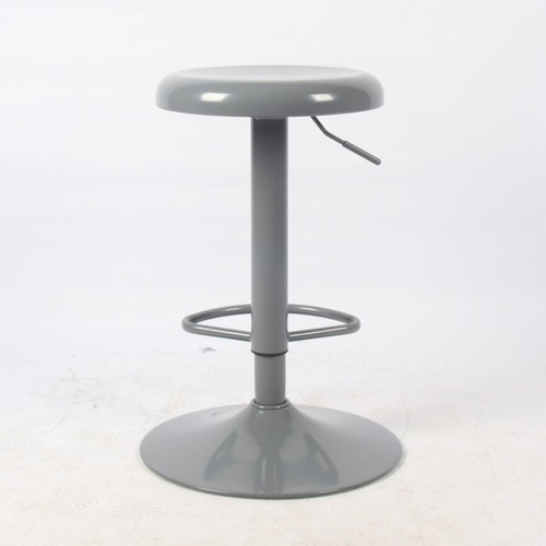 Bar Stool Gumbo, metal, grey