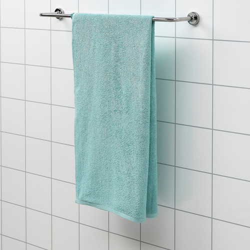 DIMFORSEN Bath towel, turquoise, 70x140 cm