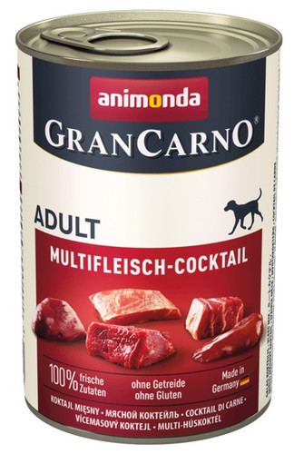 Animonda GranCarno Adult Multi Meat Cocktail Wet Dog Food 400g