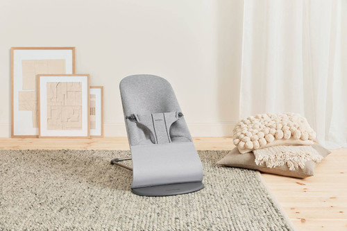 BABYBJÖRN - Bouncer Bliss - Light grey, 3D Jersey + Toy