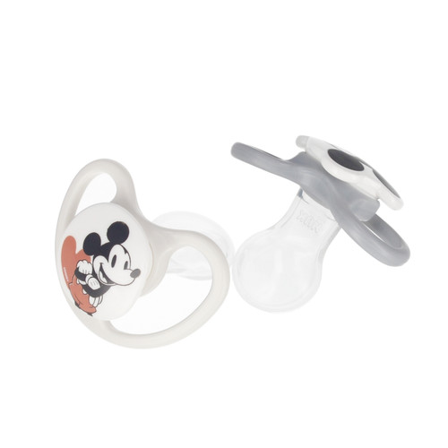 NUK Soother Pacifier Space Disney Mickey Mouse 2pcs 18-36m, white