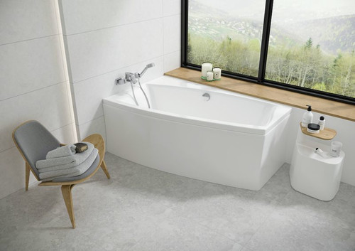 Cersanit Asymmetric Bathtub Aida Left 150x90cm