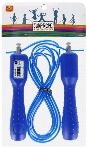 Jump Rope with Counter, blue, 3+