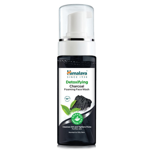 HIMALAYA Charcoal Detoxifying Foaming Face Wash 98% Natural 150ml