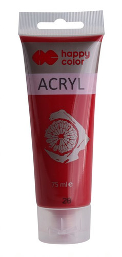 Happy Color Acrylic Paint 75ml, carmine