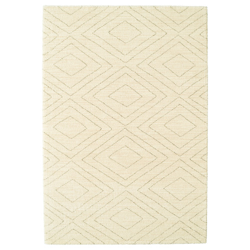 MARSTRUP Rug, low pile, beige, 160x230 cm