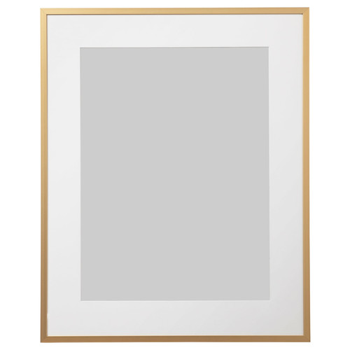 LOMVIKEN Frame, gold-colour, 40x50 cm