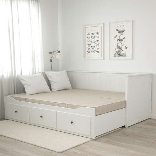 VANNAREID Mattress, pocket springs, firm/beige, 80x200 cm