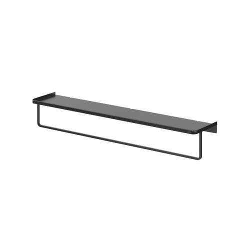 GoodHome Bathroom Shelf Elland, black