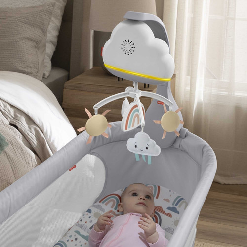 Fisher-Price® Rainbow Showers Bassinet to Bedside Mobile HBP40 0+