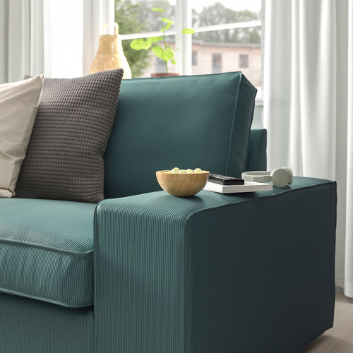 KIVIK 2-seat sofa, Kelinge grey-turquoise