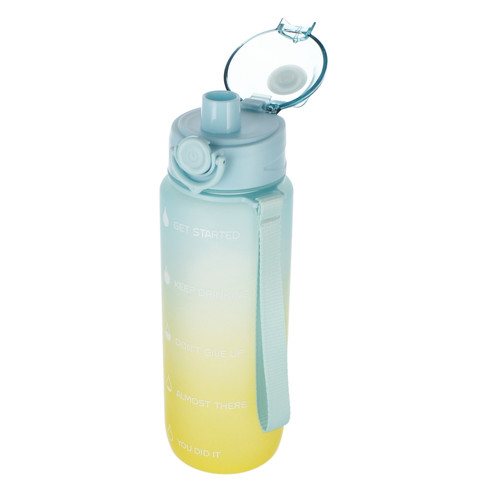 Water Bottle 750ml, green-blue