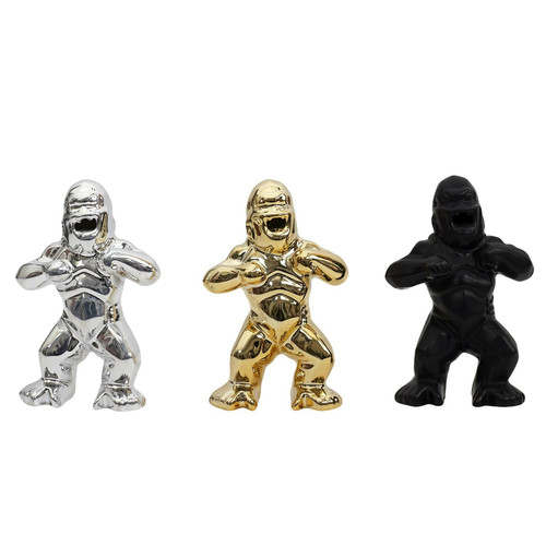 Decoration Gorilla Mini, gold