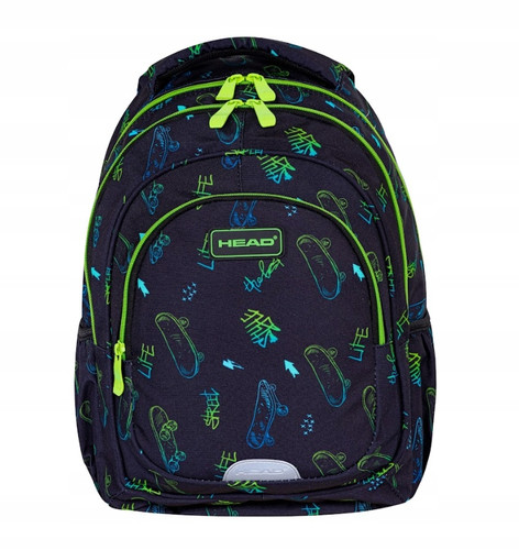 School Backpack Head Skate 26x38x14